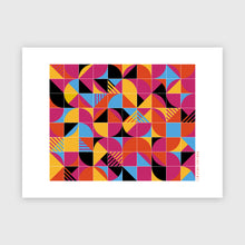 Cargar imagen en el visor de la galería, Ilustración Mosaicos Negro